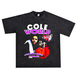 Rock Star T Shirt Printed Cotton T-shirt Short Sleeve Street