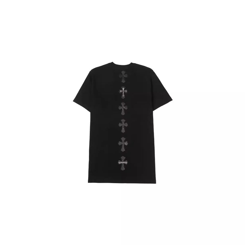 CHH Chrome Heart T Shirts Croix Cross Print Short Sleeve T-Shirt