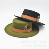 Walter White Hats British Autumn and Winter Woolen Cashmere Felt Cap Fashion All-Matching