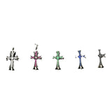 Chrome Heart Necklace Vintage Double Cross Ornament