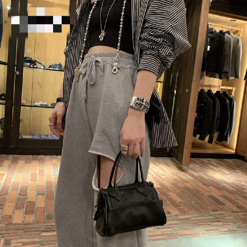 Chh Chrome Heart Leather Bag Crossbody