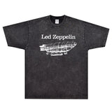 Rock Star T Shirt Led Zeppelin Mothership T-shirt Band American Style Loose Printed Short Sleeve