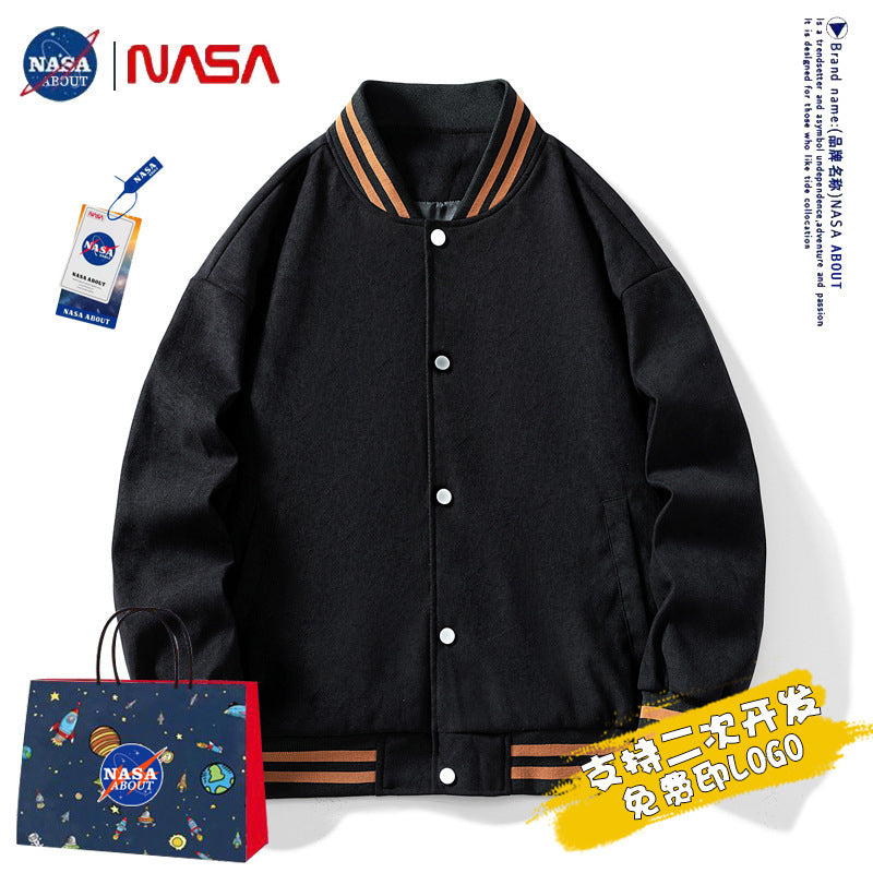 Nasa Jacket Spring and Autumn Men's Jacket Fashion Brand Clothes Casual