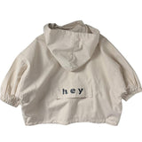 Boy Jacket Boys' Coat Spring and Autumn Children Korean Style Windbreaker Hooded Coat Baby