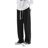 Nasa Sweatpants Men's Straight Sports Pants Loose Spring and Autumn Gray