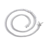 Zircon necklace gradient size zircon tennis necklace