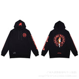 CHH Chrome Heart Hoodie Chrome Hearts Colored Cross Patchwork Sanskrit Graffiti Hooded Sweater