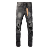 KSUBI Jeans Slim Fit Casual Ripped Jeans