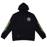 CHH Chrome Heart Hoodie Crowe Sanskrit circle print Chrome Hearts hooded sweater