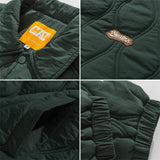 Men's Baseball Jacket Cotton-Padded Jacket Men's Winter Vintage Jacket