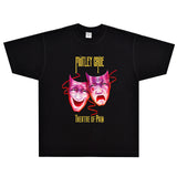 Rock Star T Shirt Mötley Crüe Theatre of Pain T-shirt Rock Band American Style Loose Short Sleeve