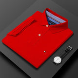 Tommy T Shirts Summer Polo Shirt Cotton Large Size Loose Casual