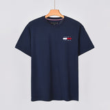 Tommy T Shirts Tommy Men's Short Sleeve Cotton Slim-Fit T-shirt with round Neck