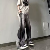 Unisex Jeans gradual change jeans trousers