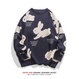 Men Sweater Winter Men's and Women's Loose All-Match round Neck Pullover Leisure Couple Sweater