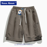 Nasa Shorts Shorts for Men Summer Trendy Student Loose Leisure Sports