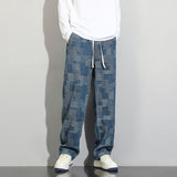 Unisex Jeans Summer Vintage Loose Straight Pants Trousers