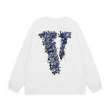 Vlone Sweatshirts Autumn and Winter Crew Neck Pullover Long Sleeves