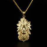 Jewelry Indian Chief Pendant