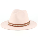 Walter White Fedora Men's and Women's Autumn and Winter Felt Hat Fur Felt Hat British Fashion Casual