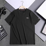 Tommy T Shirts Tommy Chest Embroidered Logo round Neck Short Sleeve T-shirt