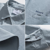 Men Long-Sleeve Shirt Men's Spring White Shirt Coat