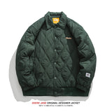 Men's Baseball Jacket Cotton-Padded Jacket Men's Winter Vintage Jacket