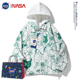 Nasa Jacket Nasa Spring Hooded Jacket Couple Casual