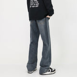 Unisex Jeans ins Loose Wide Leg Straight Pants