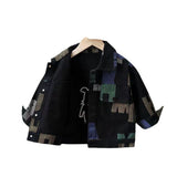 Boy Jacket Boys' Jeans Suit Children's Western Style Fashion Spring Clothes Boys' Jacket Baby Fried Street Jacket