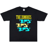Rock Star T Shirt He Zombies Band Washed Distressed T-shirt Men and Women Pure Cotton Loose Short Sleeve