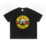Rock Star T Shirt Men's and Women's Loose Cotton T-shirt