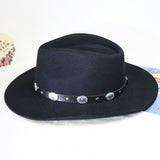 Walter White Fedora Tibetan Wool Top Hat Cross Woolen Western Cowboy Hat