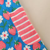 Girl Dress Summer Knitted Cartoon Printed Princess Dress Girls' Dress