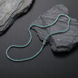 Zircon necklace zircon single row tennis chain