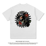 Rock Band T Shirt round Neck Short Sleeve Men