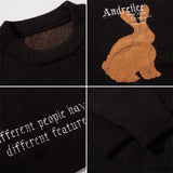 Men Sweater round Neck Sweater Men's Winter Loose