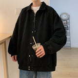 Nasa Jacket Jacket Men's Spring and Autumn Fashion Brand Loose Pu Handsome Boys