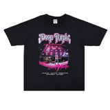 Rock Star T Shirt Men's and Women's T-shirt Short Sleeve Loose Cotton round Neck