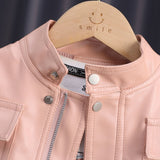 Boy Jacket Children's Clothing Girl's Leather Cloth Spring and Autumn Baby Boys' Jacket Short Korean Coat