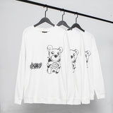 Drew House Sweatshirts Unisex Cartoon Bear Crew Neck Sweater