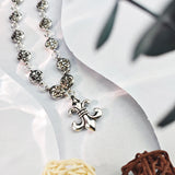 Chrome Heart Necklace Pendant Vintage Cross Chain