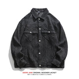 Men Long-Sleeve Shirt Spring Shirt Coat Men's Spring and Autumn Loose