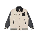 Unisex Baseball Jersey Vintage Loose Couple Jacket