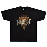 Rock Star T Shirt Nachtblut Apostasie T-shirt Rock Band American Retro Loose Short Sleeve