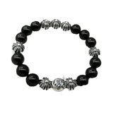 Chrome Heart Bracelet Obsidian Bracelet