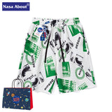 Nasa Shorts Summer Casual Sports Pants Loose