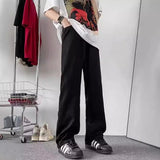 Unisex Jeans Old Jeans Vibe High Street Loose Straight Pants Washed