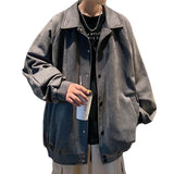 Nasa Jacket Jacket Men's Spring and Autumn Fashion Brand Loose Pu Handsome Boys