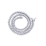 Zircon necklace full zirconium tennis necklace